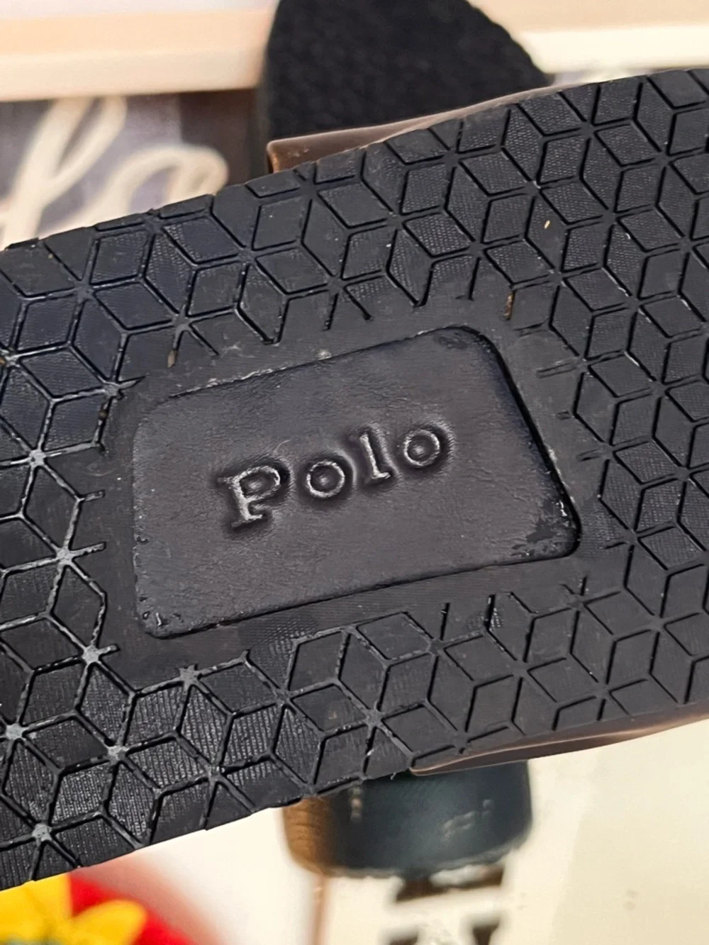 Polo by Ralph Lauren Navy and Black Shoe Interior man size 11